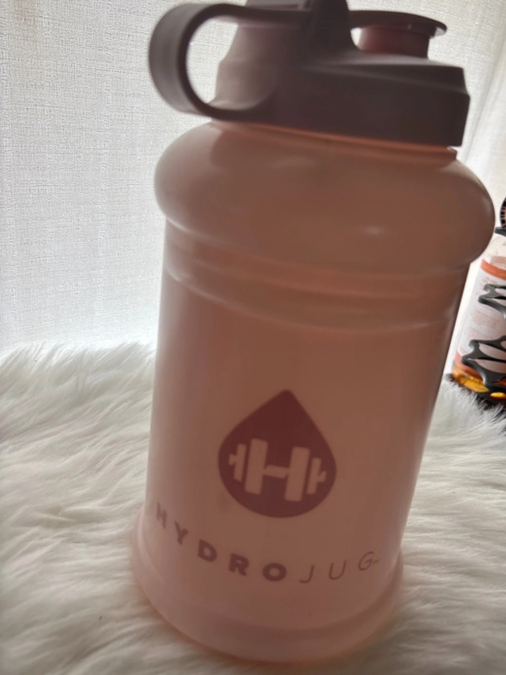 HydroJug Pink Large Water Bottle with Handle